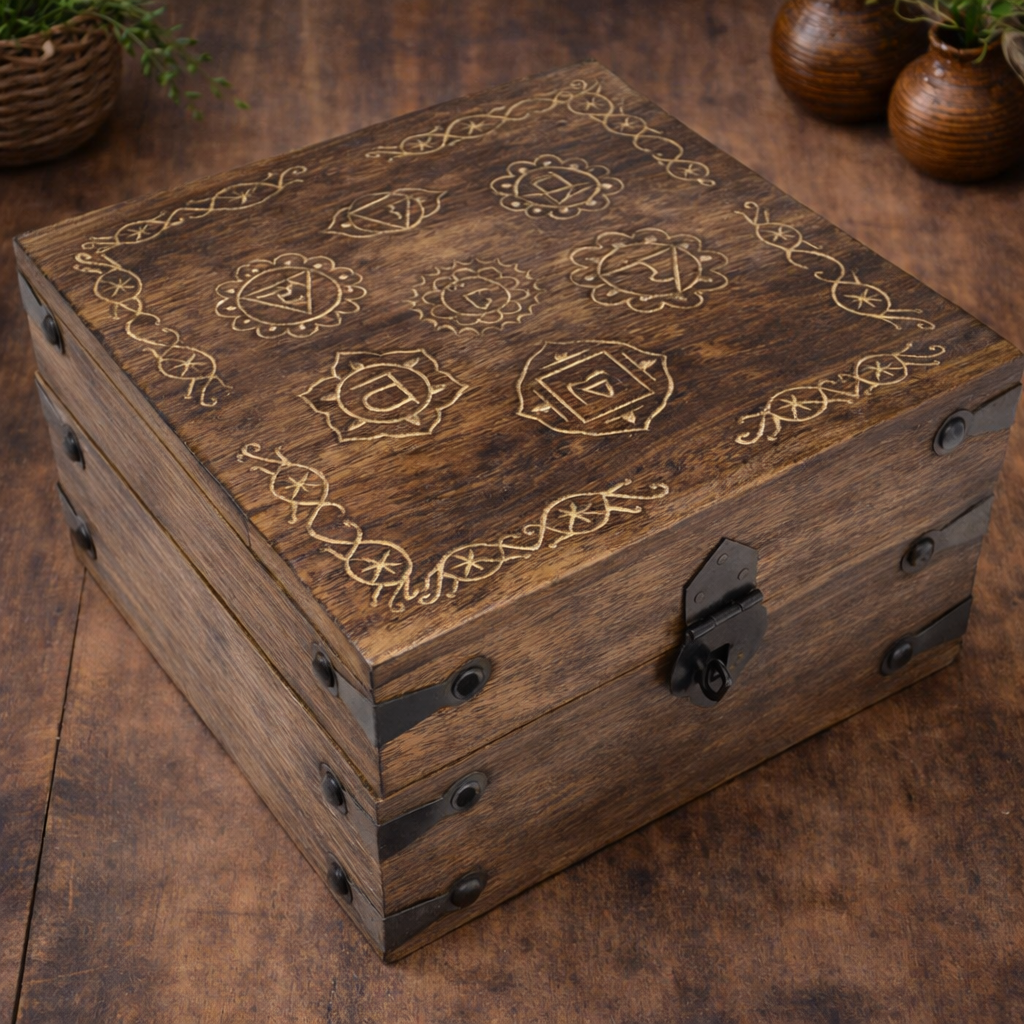 Chakra Wooden Box